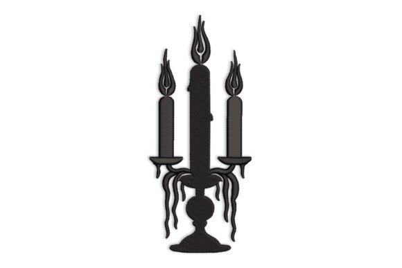 Candle Holder: Whimsical Embroidery for Cozy Gifts