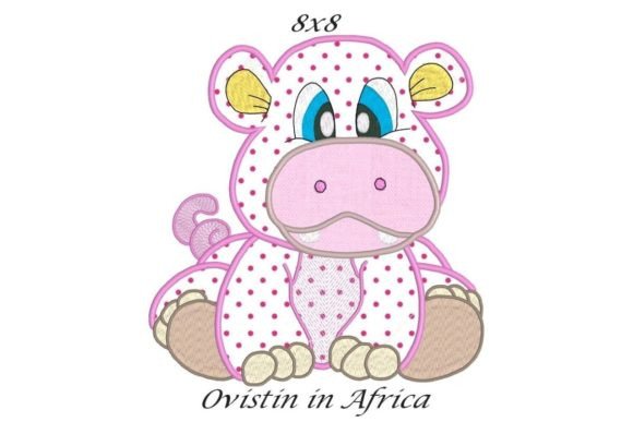 Cute Hippo Applique: A Designer’s Review for Merch