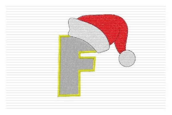F Letter Christmas Alphabet Santa Hat Review