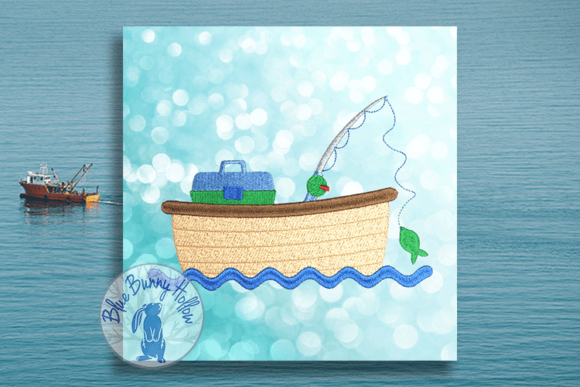 Fishing Boat Embroidery Review for Small Business Merch