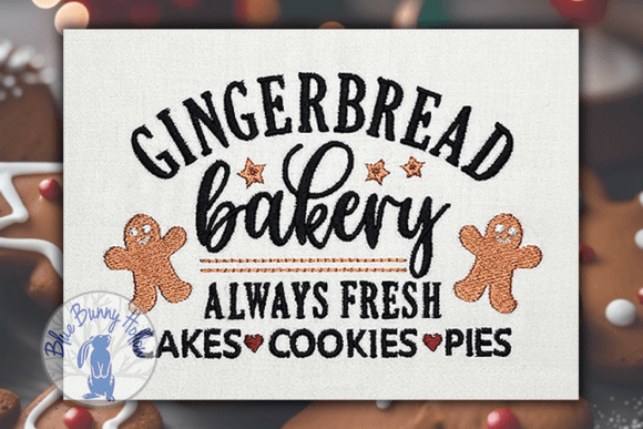 Gingerbread Bakery: A Sweet Embroidery Review