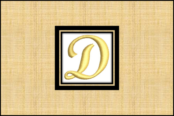 Gold Font-D: Elevating Boutique Sweatshirt Embroidery