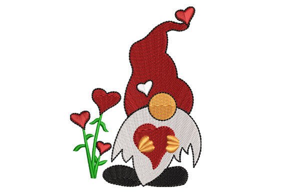 Review: Christmas Gnome with Heart and Flowers