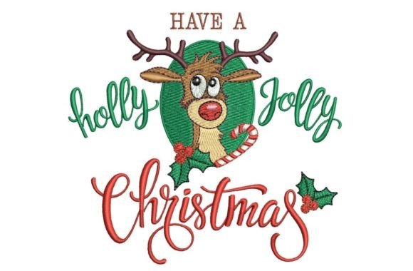 Review: Have Holly Jolly Christmas Embroidery Design