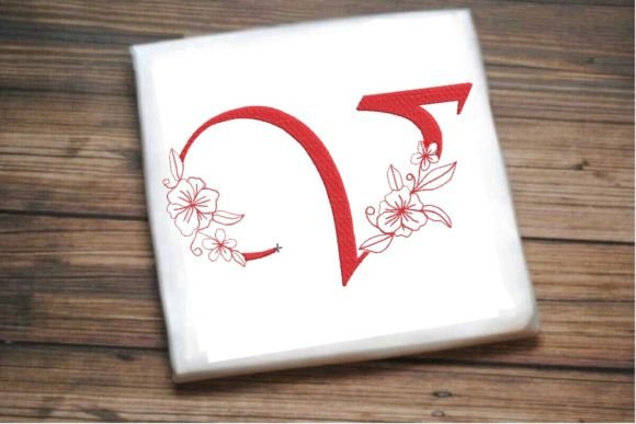 Review: V Floral Monogram Letter for Real Projects