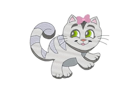 Reviewing the Cute Kitty Cat Girl Applique for Holiday Sales