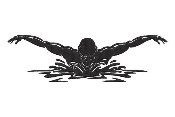 Reviewing the Swimming Man Embroidery Design